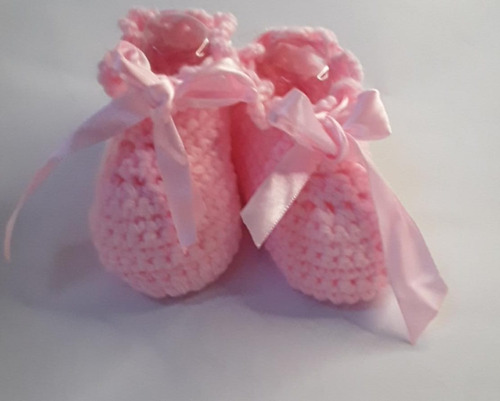 Zapatos De Bebe Tejidos A Crochet Niñas