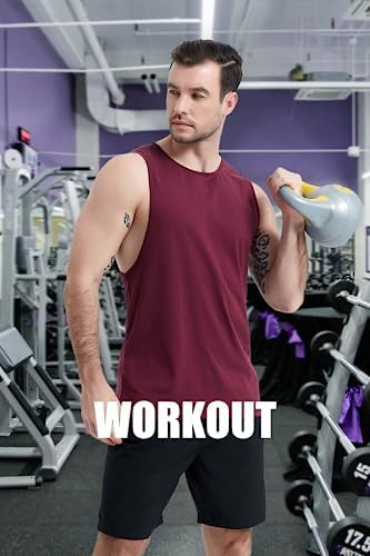 Magcomsen Playeras Sin Mangas Para Hombre Camisa Musculosa
