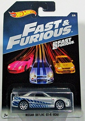 Hot Wheels 2017 Rapido Y Furioso Nissan Skyline Gtr R34 Sil