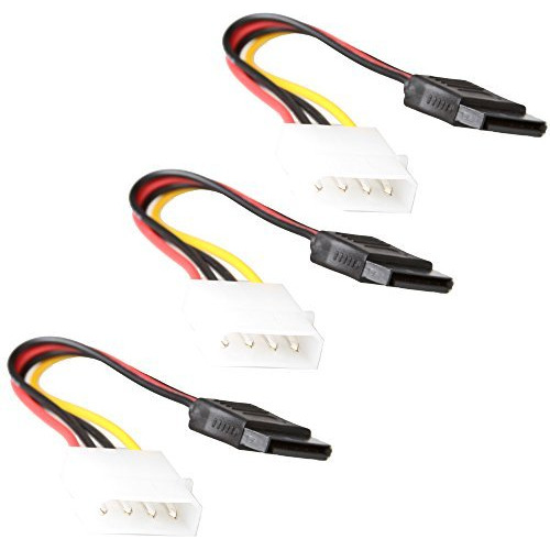 Paquete De 3 Adaptadores De Cable De Alimentación Sata...