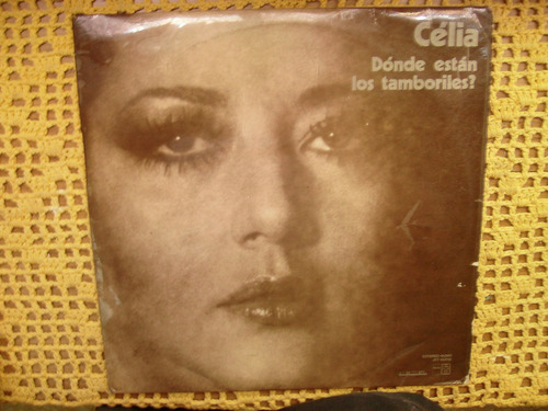 Celia / Donde Estan Los Tamboriles - Lp De Vinilo