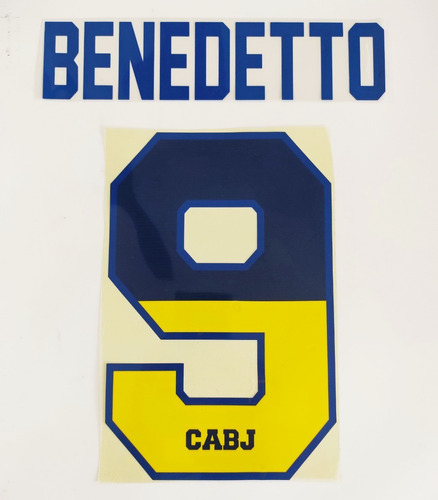 Número Boca 2021-2022 Utilería Camiseta Alternativa Pagos