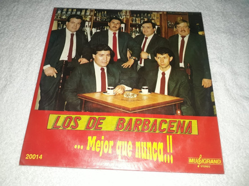 Disco Vinilo Los Barbacena Mejor Que Nunca Formatovinilo 0km