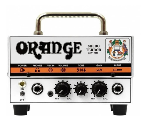 Cabezal Orange Micro Terror Pre Valvular 20 Watts Guitarra