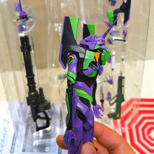 Figuras De Acción Eva Evangelion Test Type Eva-01 De Mafex