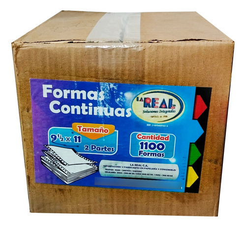 Forma Continua 9 1/2 X 11 2 Partes 1100 Formas