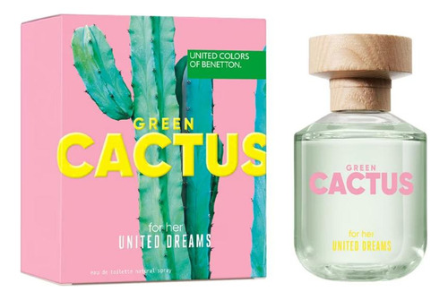 Perfume Benetton Green Cactus For Her Edt 80ml Original