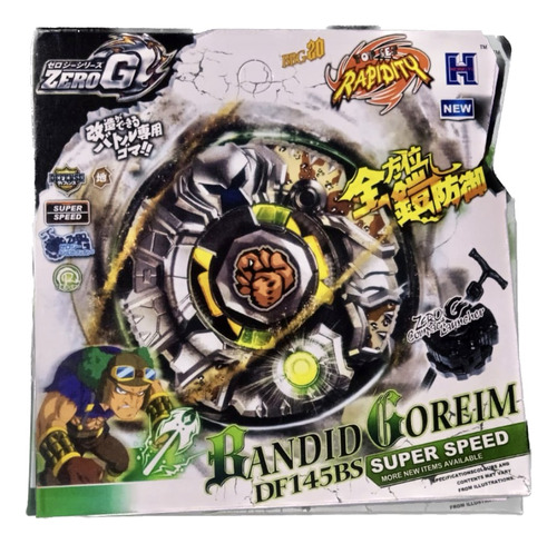 Beyblade Metal Zero G Bandid Goreim Con Lanzador