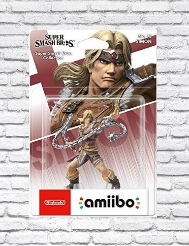 Amiibo Simon Belmont Super Smash Bros Serie Nuevo Y Sellado