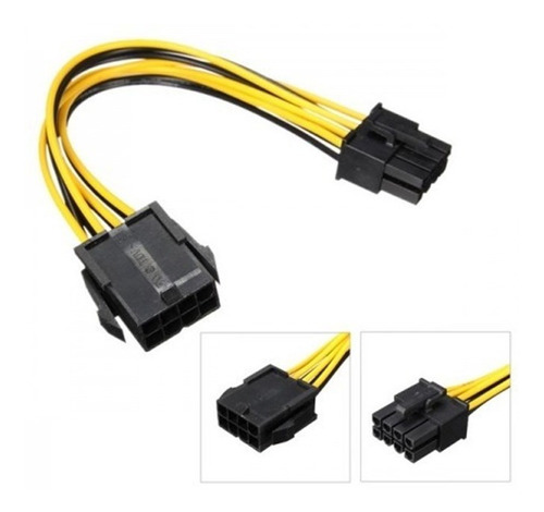 Extension 8 Pines Para Tarjeta De Video Pci Express 30 Cms