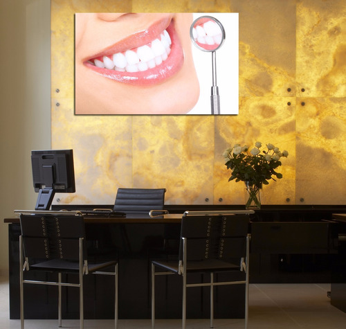 Vinilo Decorativo 60x90cm Sonrisa Perfecta Odontologia M6