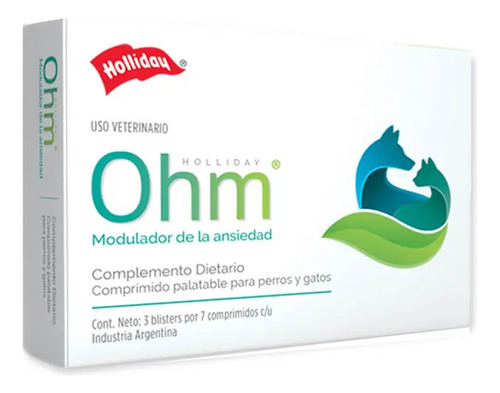 Ohm Modulador Comportamiento Para Perros O Gatos En Tabletas