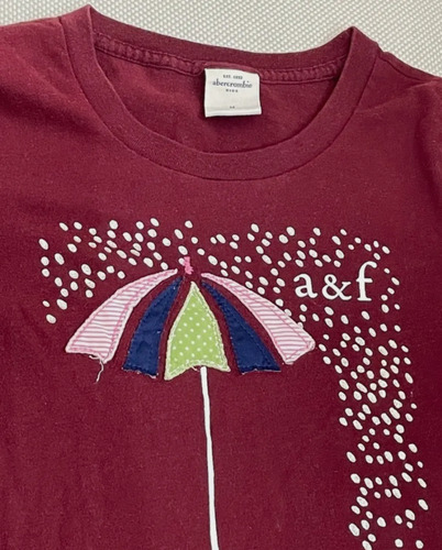 Playera Abercrombie Talla M (Usado)