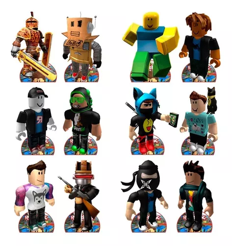 Cenário com tema de videogame Roblox para fotos de festa de