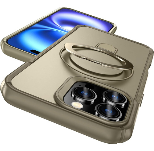 Funda Magnética Anillo Soporte Uso Rudo Para iPhone 12/13/14