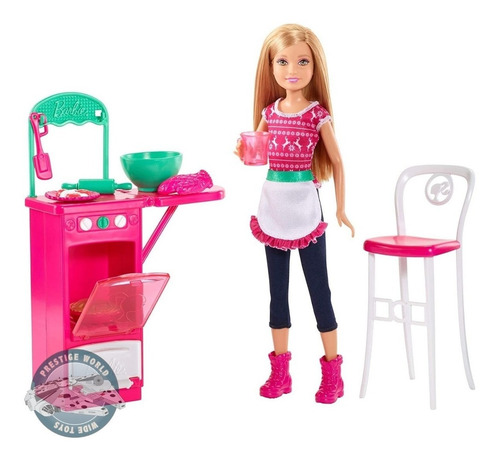 Barbie Stacie Sisters' Baking Fun Holiday Christmas - Mattel