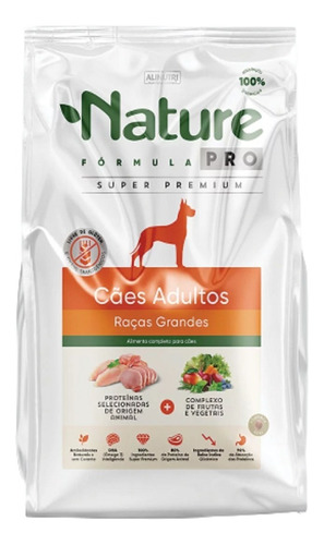 Ração Nature Pro Adulto Raça Grande 15kg