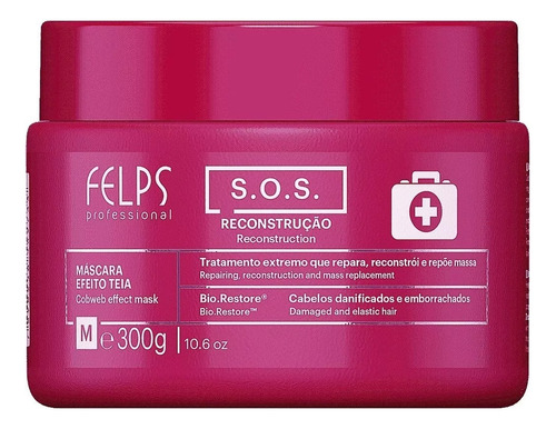 Felps Profissional Xmix Sos - Máscara De Reconstrução 300g