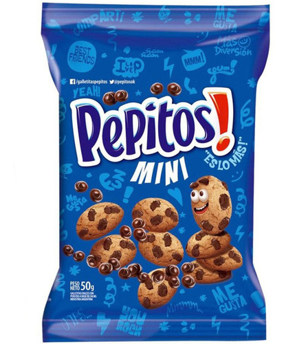 Mondelez Pepitos Mini Original - Chocolate - 50 g - Unidad - 1