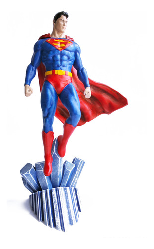 Superman  Dc Comics Figura 35 Cm Pintado A Mano