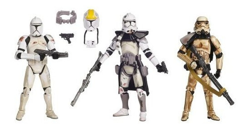 Star Wars Evoluciones Paquete De 3: Clone Trooper A Stormtro