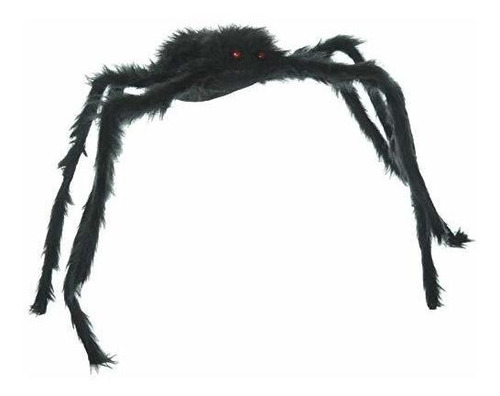 Posable Peluda Araña 30  De Fun World Mfrpartno 9897ace, 4 C