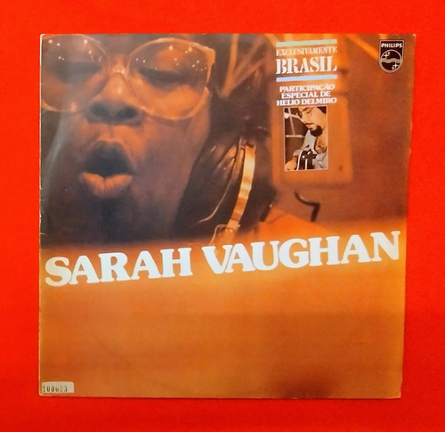 Lp Disco De Vinil Sarah Vaughan Exclusivamente Brasil