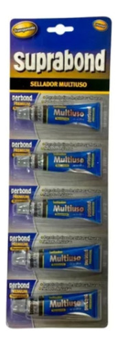 Sellador Multiuso Suprabond Perbond Premium Transp. 25ml X5