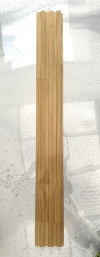 Revestimiento Pared Wall Panel Varillas Madera Pino Premium