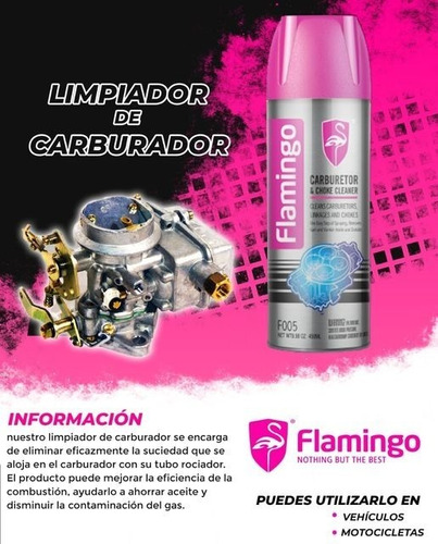 Limpia Carburador 450ml Flamingochile | Cuotas sin interés