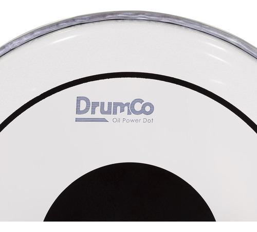 Parche Para Batería Oil Power Dot De 10 Dr-10dpobpd Drumco Color Transparente