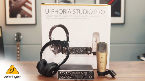 Kit Grabación Behringer U-phoria Studio Pro