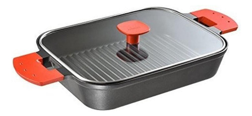 Uchicook 60-1016-20 Vapor Parrilla Tapa De Vidrio,