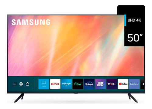 Televisor Smart Tv Samsung Led 50'' 4k Uhd Un50au7000p