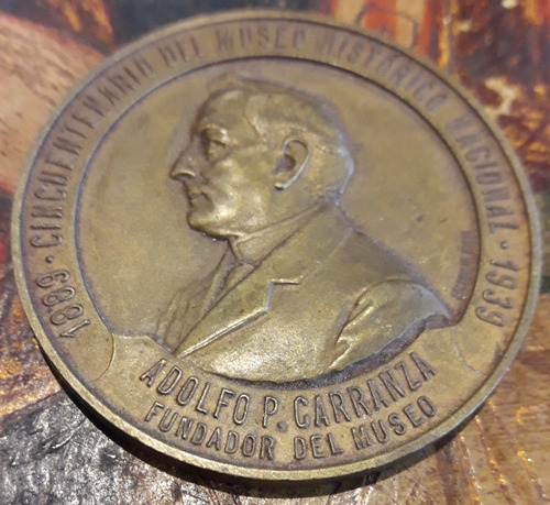 Medalla Museo Historico Nacional Adolfo P Carranza 1889 1939