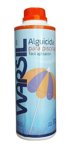 Alguicida X 1 L Piletas Algas Piscinas Antimicrobiano