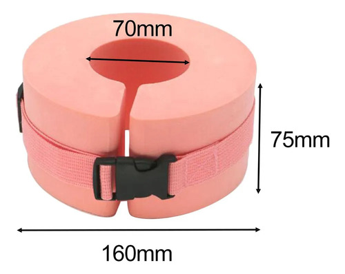 Manguito Acuático Par, Brazalete Para Natación Con Hebilla