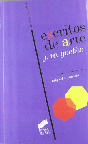 Libro Escritos De Arte De Johann Wolfgang Von Goethe, Miguel