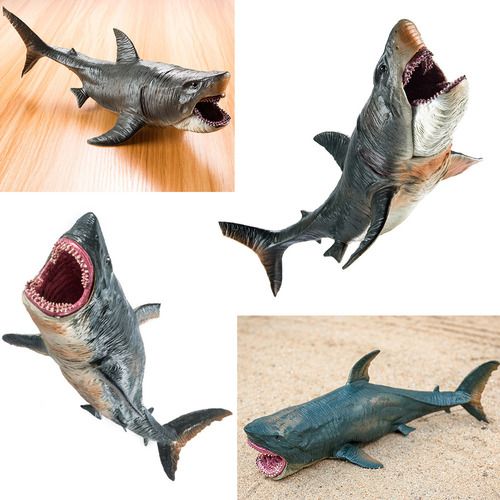 Juguete De Megalodón Oceánico Realista De Figure Scientific