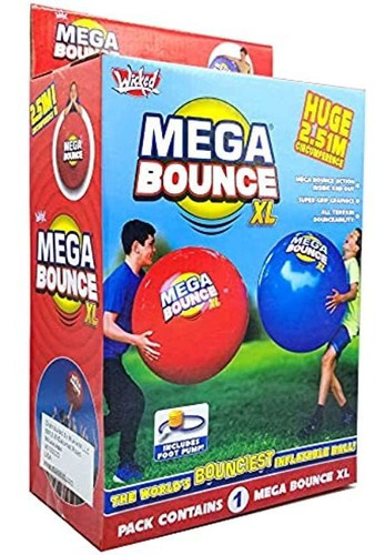 Wicked Mega Bounce Xl - La Bola Inflable Más Animosa Del Mu