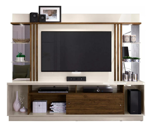 Modular Rack Panel Living Tv - Hasta 55 - 230x185x046 - Gold