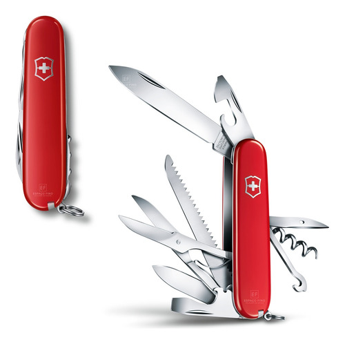 Canivete Victorinox Huntsman Vermelho 15 Funções 1.3713