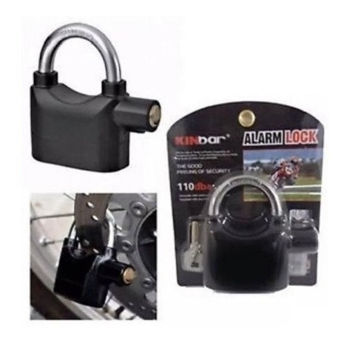 Imagen 1 de 2 de Candado Con Alarma Para Motos Bicicletas Y Más!!