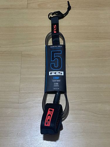Leash Fcs Competition Nova Cor:flame/red -5- 5.5mm