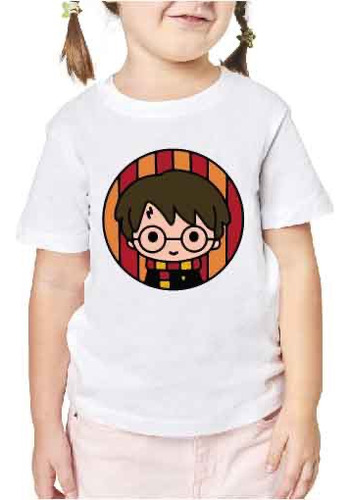 Polera Harry Potter Circulo Mago Magia Niños Adultos Blanca