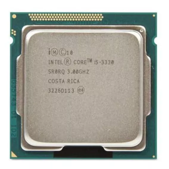 Procesador gamer Intel Core i5-3330 BX80637I53330 de 4 núcleos y 3.2GHz de frecuencia con gráfica integrada