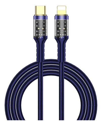 Wiwu Geek Cable Para iPhone 30w Carga Rapida 1,2m Wi-c016