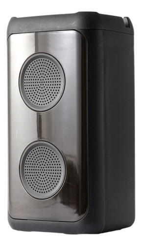 Parlante Party Inalambrico Ditron Bluetooth Led Mic/aux/tf Color Negro