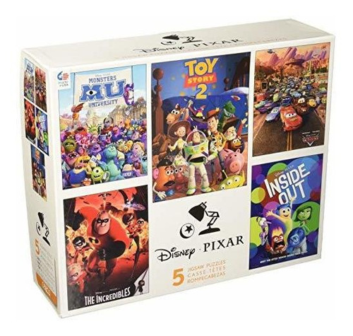 Rompecabeza 2k Ceaco - Disney / Pixar 5 En 1 Multipack Jigsa