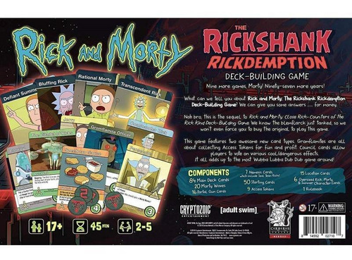 Cryptozoic Rick And Morty The Rickshank Rickdemption